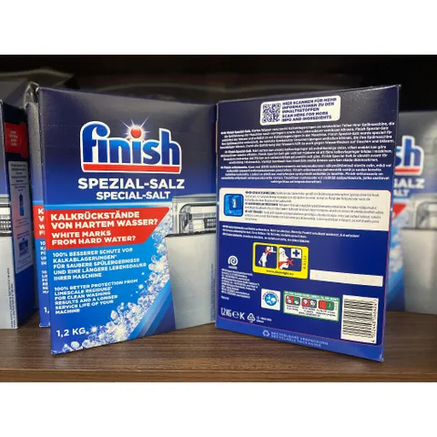 [Freeship] Muối rửa bát làm mềm nước Finish 1.2 kg - 1.5kg dành cho máy rửa chén bát  - ImP