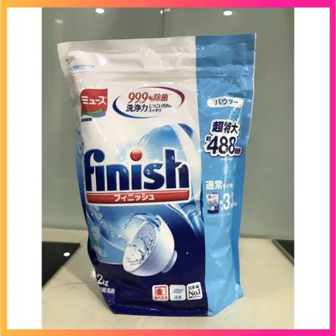 Bột rửa chén bát Finish Nhật 2.2kg dành cho máy rửa bát  - ImP