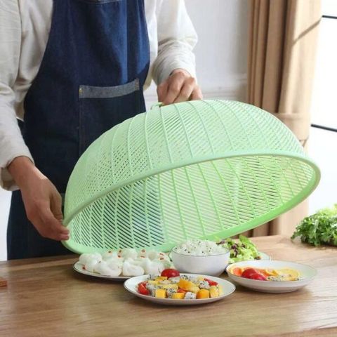 Lồng bàn hoa che đậy đồ ăn sạch sẽ tiện lợi (Màu ngẫu nhiên) (TH260)