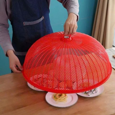 Lồng bàn hoa che đậy đồ ăn sạch sẽ tiện lợi (Màu ngẫu nhiên) (TH260)