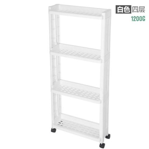 Kệ Hẹp Di Động 4 Tầng Có Bánh Xe Di Chuyển (TH261)