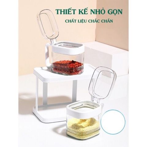 Bộ 4 Hủ Đựng Gia Vị Việt Nhật HOKORI (TH264)