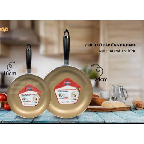 Cặp 2 chảo Sunhouse Chống Dính (TH265)