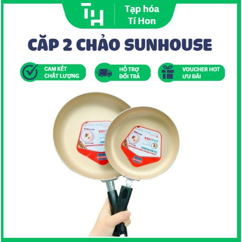 Cặp 2 chảo Sunhouse Chống Dính (TH265)
