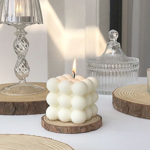 Nến Thơm 3 tầng Để Bàn Trang Trí Phòng Ngủ Hình Khối Lập Phương (Màu ngẫu nhiên) (TH268)