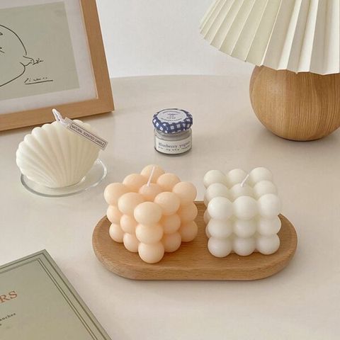Nến Thơm 3 tầng Để Bàn Trang Trí Phòng Ngủ Hình Khối Lập Phương (Màu ngẫu nhiên) (TH268)