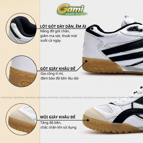 Giày Cầu Lông Asia, Chạy Bộ, Bóng Bàn, Thể Thao Nam Nữ, Thể Dục Học Sinh, MCS02