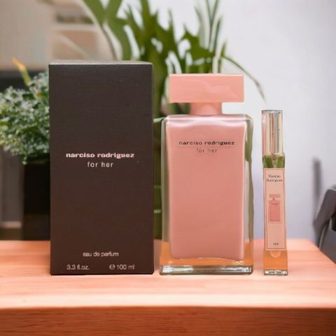 Nước hoa nữ Narciso rodriguez for her edp nar hồng nhạt chiết 10ml - Nước hoa chính hãng.