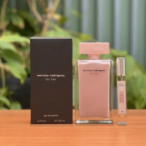 Nước hoa nữ Narciso rodriguez for her edp nar hồng nhạt chiết 10ml - Nước hoa chính hãng.