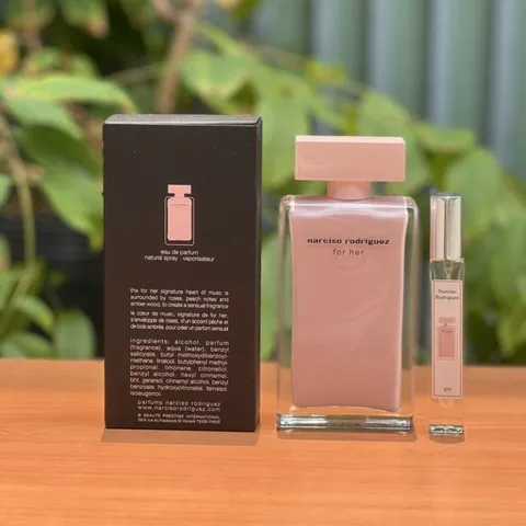 Nước hoa nữ Narciso rodriguez for her edp nar hồng nhạt chiết 10ml - Nước hoa chính hãng.