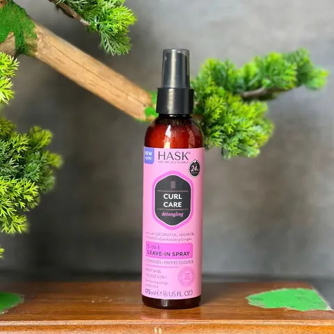 Xịt dưỡng tóc đa năng Hask Curl Care 5-in-1 Leave-in Spray (175ml)
