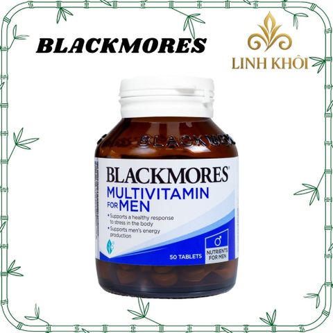 [Nhập khẩu] Vitamin tổng hợp cho nam Blackmores Multivitamins For Men 50 viên - linhkhoistore.