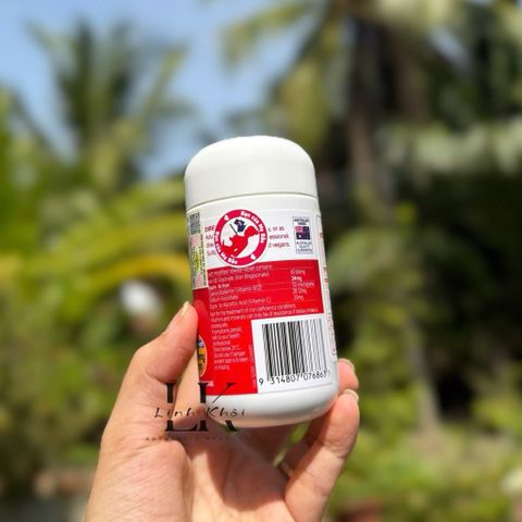 Viên uống bổ sung sắt Nature's Way Hight Strenght Iron Vitamin C & B12 30 viên.