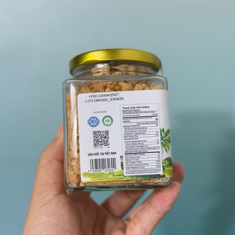 Đường hoa dừa organic Sokfarm 150g - Coconut flowers sugar - hàng Việt.