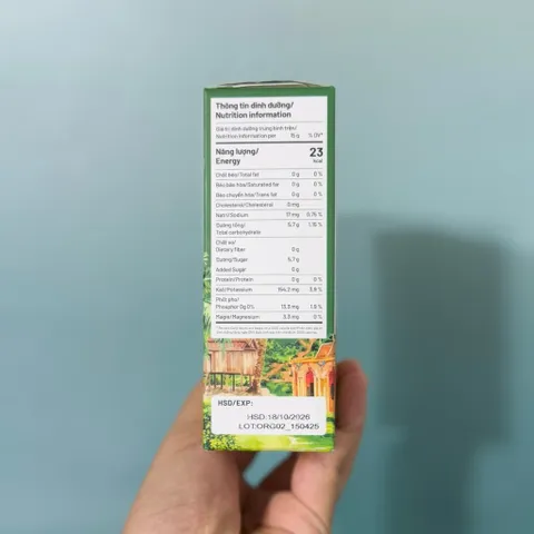 Mật hoa dừa cô đặc organic Sokfarm (hộp 15g x 12 gói) - Coconut flowers nectar - hàng Việt.