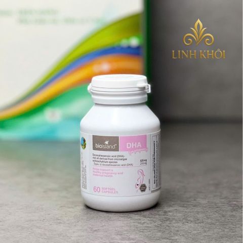 [Nhập khẩu] DHA bầu của Úc Bio Island DHA For Pregnancy 60 viên - linhkhoistore.