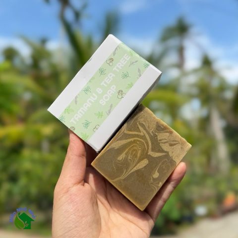 Xà bông mù u tràm trà diếp cá Escoco - Xà bông thiên nhiên - Handmade Soap.
