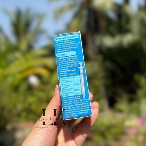DHA dạng nước Nature's Way Kids Smart Drops DHA 20ml.