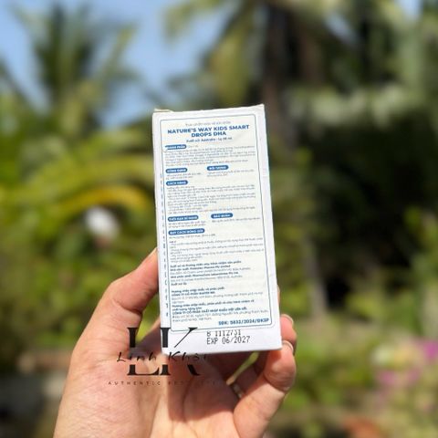 DHA dạng nước Nature's Way Kids Smart Drops DHA 20ml.