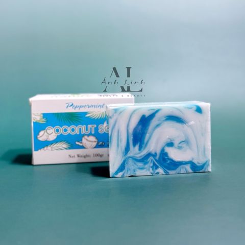 Xà bông dừa Escoco, xà phòng thiên nhiên 100g.