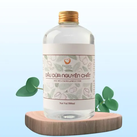 Dầu dừa tách lạnh ly tâm Escoco - Coconut oil.