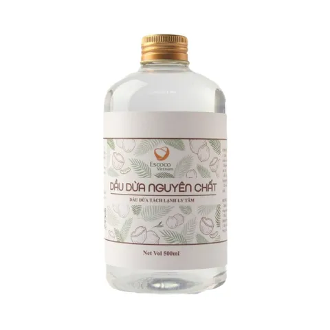 Dầu dừa tách lạnh ly tâm Escoco - Coconut oil.