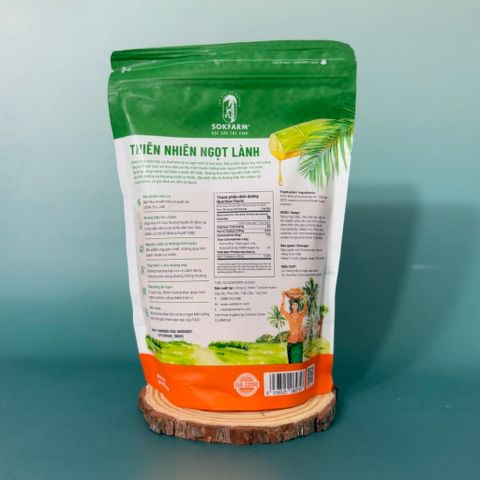 Đường hoa dừa hữu cơ Sokfarm 300g - Organic Coconut Flower Sugar - hàng Việt.