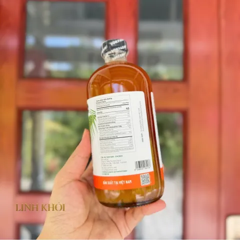 Mật hoa dừa cô đặc organic Sokfarm 685g - Coconut flowers nectar - hàng Việt.