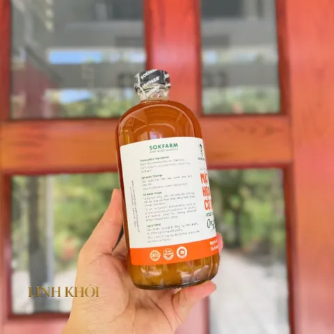 Mật hoa dừa cô đặc organic Sokfarm 685g - Coconut flowers nectar - hàng Việt.