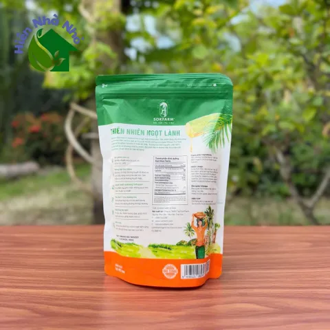 Đường hoa dừa hữu cơ Sokfarm 300g - Organic Coconut Flower Sugar - hàng Việt.
