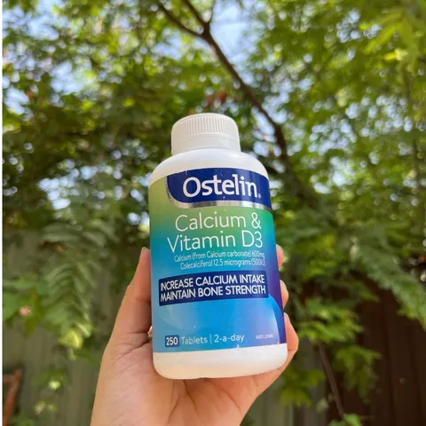 Canxi bầu Ostelin Calcium & Vitamin D3 250 viên hàng Úc