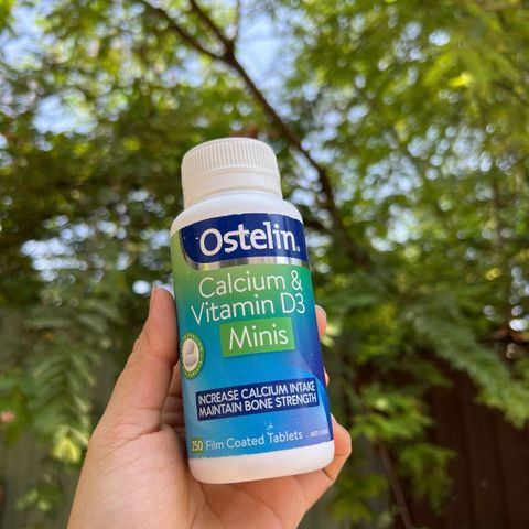 Viên uống bổ sung Canxi viên mini Ostelin Calcium & Vitamin D3 Minis 250 viên