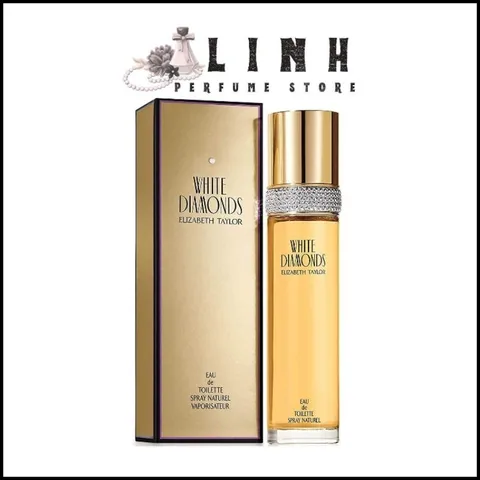 Nước hoa nữ Elizabeth Taylor White Diamonds Eau De Toilette EDT 100ml - linhparfum. 732718
