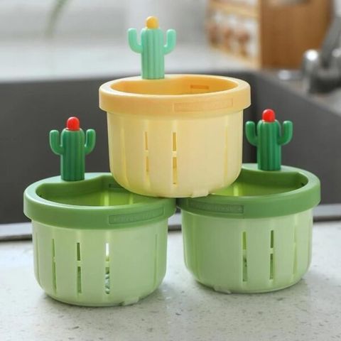 Bộ lọc thoát nước bồn rửa chén xương rồng (TH276)