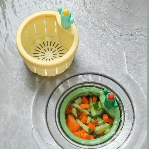 Bộ lọc thoát nước bồn rửa chén xương rồng (TH276)