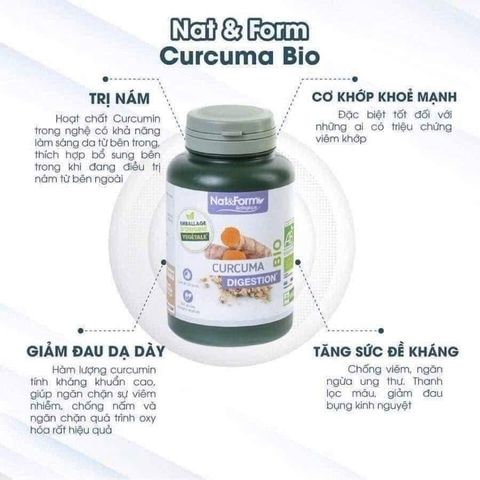 Tinh nghệ hữu cơ Nat Form 200v