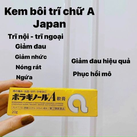 Kem Bôi Trĩ Chữ A Nhật Bản 20gr - Giảm Đau, Khó Chịu, Hỗ Trợ Sức Khỏe Hậu Môn