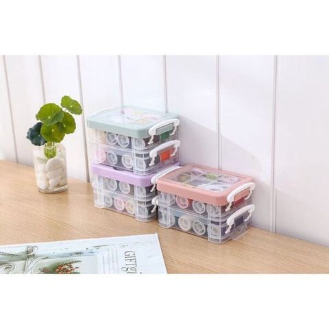 Hộp kim chỉ đa năng 2 tầng (TH283)