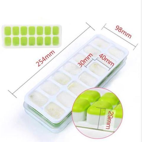 Khay đá có nắp hàng nhựa Việt Nhật (Màu ngẫu nhiên) (TH286)