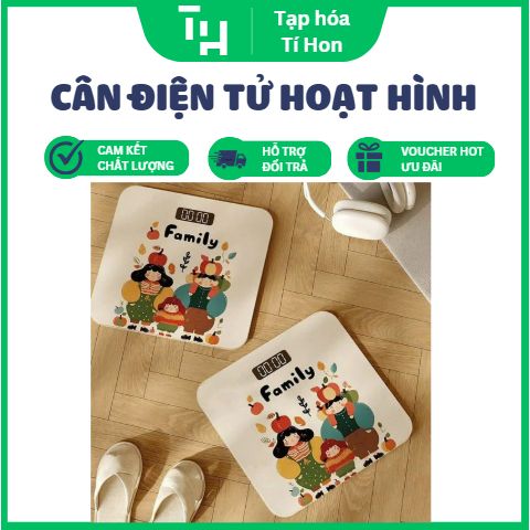 Cân điện tử hoạt hình mẫu ngẫu nhiên (TH287)