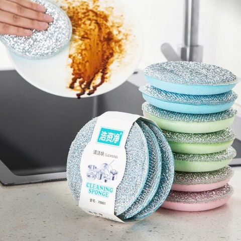 Combo 3 miếng rửa chén mút tròn lưới (TH289) (Màu ngẫu nhiên)