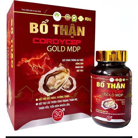 bổ thận cordycep gold MDP , hỗ trợ giảm đau lưng mỏi gối tiểu đêm