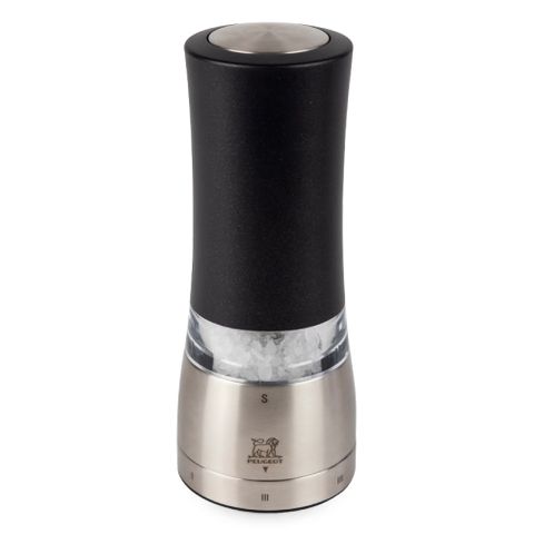 Cối Xay Muối Điện Peugeot Daman 43186 16cm Dùng Pin AAA Màu Đen
