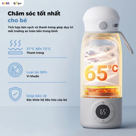 Bình đun và hâm nước pha sữa di động mini BKL-055EJ