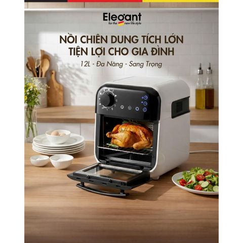 Nồi Chiên Không Dầu Elegant K12A 12L 733070
