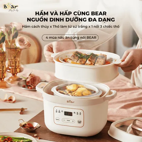 Nồi nấu chậm 1.6L Bear SB-NNC16 733085