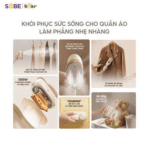 Bàn là hơi nước Bear IR-4H15H 733091