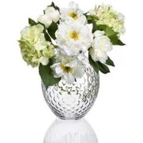 Lọ hoa IVV Infiore trắng 25cm