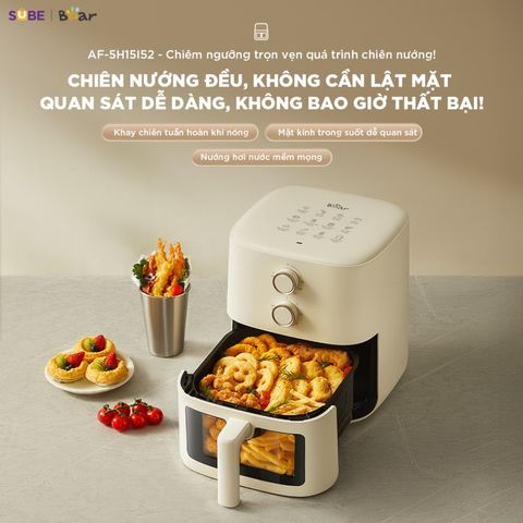 Nồi chiên không dầu Bear 5L AF-5H15I52 733127