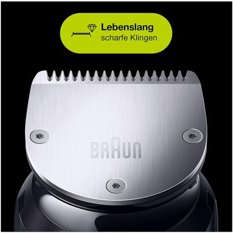 Tông Đơ Chuyên Cạo Tỉa Râu, Tóc, Lông Mũi, Tạo Kiểu Râu Braun MGK7220, 10-in-1
